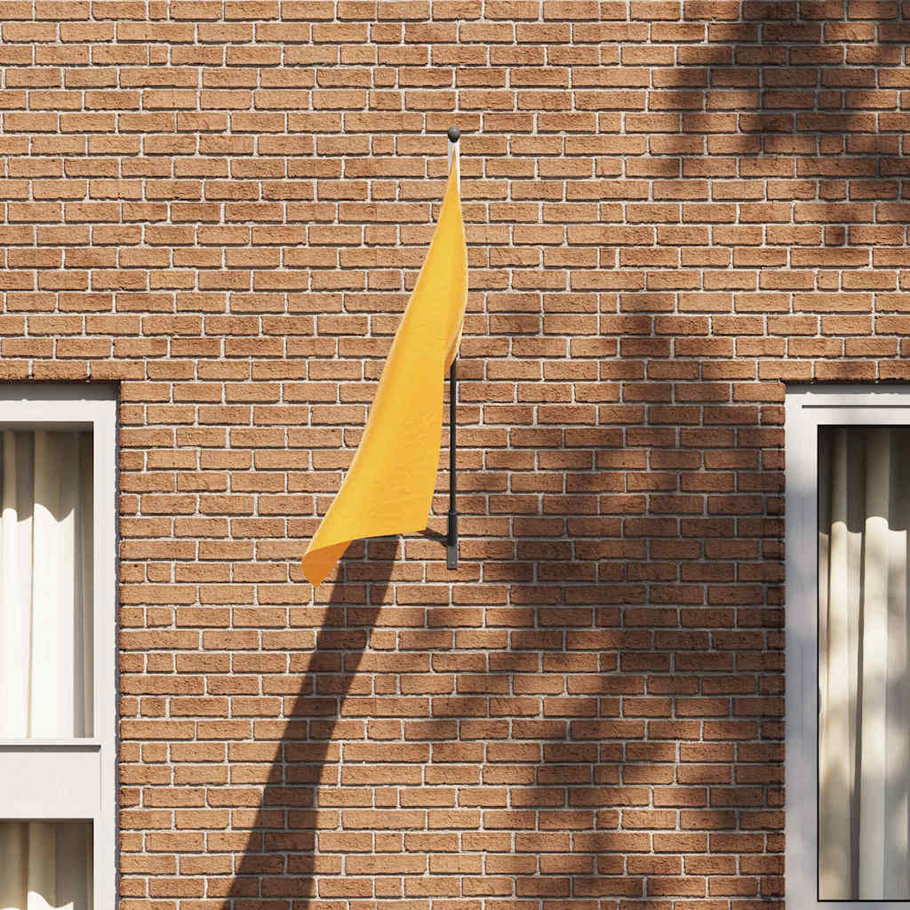 Flag Pole Holder Black 15 x 3 cm Steel